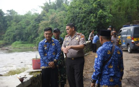 Polres Bondowoso Bangun Jembatan, Dorong Pertumbuhan Ekonomi