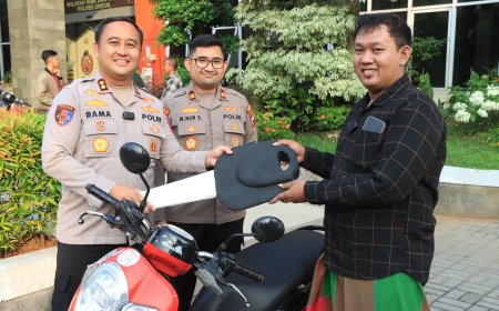 Korban Curanmor dan Begal Terima Kembali Motornya dari Polres Gresik