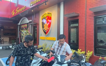 Tim URC Bergerak Cepat Amankan Tersangka Curanmor dan Barang Bukti