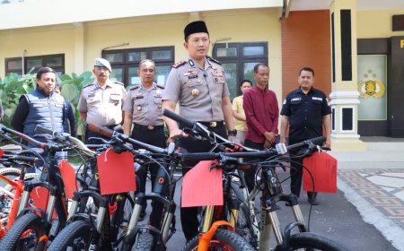 Polisi Berhasil Membongkar Jaringan Pencurian Sepeda yang Meresahkan