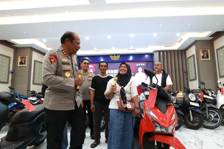 Motor Korban Begal dan Curanmor Kembali ke Pemilik Sah