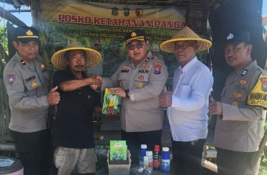 Polres Pelabuhan Tanjungperak Ajak Petani Tingkatkan Hasil Panen